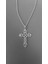 Basic Gümüş Zincir Haçlı Kolye 2