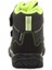 6047 Gore-Tex Unisex Çocuk Kar Botu Siyah Neon Yeşil 4