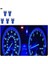 ( 5 x Adet ) 1 Set T5 B8.5d Model LED Duylu Dipsiz Ampul Mavi 1.2W (T5 B8.5d Blue) 1