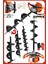 ST12HPM Titanyum 3 Başlıklı 100-150-200MM Toprak Burgu Makinası 20HPX Motor Gücü Profesyonel Seri 2