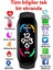 Renkli Akıllı Bileklik, Kalp Atış ve Uyku Takibi, Bluetooth, Ios & Android Uygun 2
