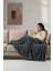 Evoria Wellsoft Peluş Çift Kişilik Tv Battaniyesi 200X220CM | Antrasit 3