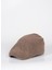 Kışlık Kaşe Şapka Yün Düz Renk Spor London Kasket -Açık Kahverengi 1
