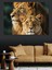 Güçlü Aslan Çifti Portresi Dekoratif Kanvas - Mdf Ahşap Tablo 2