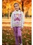 3 Iplik Ballerina Cappucino Desenli Kız Çocuk Eşofman Takım 1