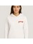 Unisex Beyaz Oversize Kapüşonlu Sweatshirt Tasarım Pscho 1