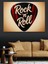 "rock'n Roll" Pena ve Yazı Dekoratif Kanvas - Mdf Ahşap Tablo 4