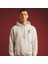 Unisex Beyaz Oversize Kapüşonlu Sweatshirt Tasarım Pizzza 2