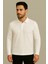 Regular Fit %100 Pamuk Polo Yaka Uzun Kollu Basic T-Shirt 1