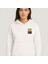 Unisex Beyaz Oversize Kapüşonlu Sweatshirt Tasarım Ploraid 4