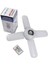 Lamba 4 Kanatlı E27 Duya Takılan Kumandalı Katlanabilir LED Müzik Lamba Işığı Avize Bluetoot 2