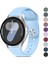 Samsung Galaxy Watch 4/5/6/7/fe/40/44 Classic 42/43/46/47MM Uyumlu 20MM Soft Silikon Kordon 1