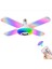 Lamba 4 Kanatlı E27 Duya Takılan Kumandalı Katlanabilir LED Müzik Lamba Işığı Avize Bluetoot 1