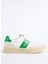 Beyaz - Yeşil Erkek Sneaker Mark 100 1