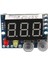 Dc 0-100V LED Dijital Voltmetre Buzzer Alarm Pil Göstergesi 5V 12V 24V Voltaj Ölçer Test Cihazı Şarj Monitörü (Yurt Dışından) 2