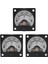 3x Ac 0-300V Yuvarlak Analog Arama Paneli Metre Voltmetre Gösterge Siyah (Yurt Dışından) 1