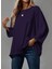 Cottonlab Kadın Truvakar Kollu Bisiklet Yaka Viskon Bluz 2