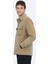 Deve Tüyü Regular Fit Gömlek Yaka Casual Dokuma Mont 3