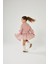 Aplike Detaylı Hırka & Tütülü Etek Takımı – Pembe Kız Çocuk Takımı, 2–8 Yaş 2