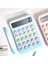 Runzon Renkli Hesap Makinesi Yuvarlak Uçlu 12 Hane Mavi RZ-822 (5148) 2