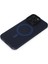 iPhone 15 Pro Kılıf Lodos Magneticsafe Mat Kapak - Mavi 4