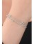 316L Çelik Gümüş Renk Top Figür Kadın Bileklik - Lisinya 1