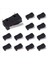 20PCS Ac 125V 250V 5A Spdt 3 Pimli Anlık Plastik Mikro Sınır Anahtarı Siyah+Gümüş (Yurt Dışından) 2