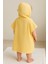 Çoban Dikişli 4 Katlı Sarı %100 Pamuk Bebek Müslin Panço 2