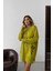 Çiçek Taş Işlemeli Uzun Kollu Triko Tunik Zarif ve Konforlu Günlük Kombinlere Uygun - Sarı 3
