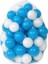 100 Adet Oyun Havuzu Topu Mavi Beyaz 2