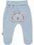 Organik Süprem Double Patikli Pantolon (Organıc Stars And Koalas) Mavi 1