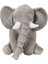 Peluş Küçük Yastık Fil 55 cm - Gri 1