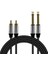 LD398 2x 6.3 mm Mono Erkek - 2x Rca Erkek 5 Metre Kablo 1