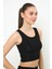 Askılı Body Crop Top Üst - Siyah 3