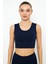 Askılı Body Crop Top Üst - Lacivert 1