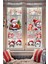 Sevimli Yılbaşı Sticker Seti - Noel Baba, Kardan Adam, Yeni Yıl Etiketleri & Yılbaşı Kapı Cam Süsü 1