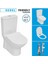 Friendly Kanalsız Duvara Sıfır Klozet + Rezervuar + Iç Takım + Blaze Slim Yavaş Kapanan Kapak 4'lü Set 1