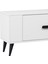 TV1336DD RETRO-128 Tv Sehpası Beyaz-Siyah 4