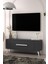 TV1336DD RETRO-128 Tv Sehpası Antrasit-Beyaz 2