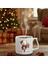 Yılbaşı Aşık Noel Ayıcığı Kupası Baskılı-Hediyelik Seramik Kupa Bardak 1