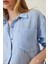 Tek Cepli Müslin Gömlek Mavi Pt 4