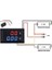 DC 0-100V 10A Dual Voltmetre Ampermetre Kırmızı-Mavi Ölçer Hobi ve Maker Projeleri İçin Uygun 7