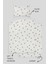 %100 Pamuklu Poplin Bebek Beşik Nevresim Seti 80X120 cm - Pötikare Elmalar 4