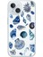 Iphone 13-Iphone 14 Uyumlu Desenli Şeffaf Silikon Kılıf Mavidenizk 5