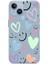 Iphone 13-Iphone 14 Uyumlu Desenli Şeffaf Silikon Kılıf Smile 1