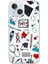 Iphone 13-Iphone 14 Uyumlu Desenli Şeffaf Silikon Kılıf Sağlık 5