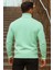 Erkek Kışlık Basic Uzun Boğazlı Mint Kazak 6