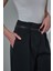 Kemer Detaylı Siyah Kadın Pantolon 71262 4