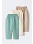 3’lü Bebek Basic Pantolon Seti – Mint/krem/bej | 6-36 Ay | %100 Pamuk, Unisex Alt 2