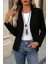 Cottonlab Kadın Uzun Kollu Önü Açık Yakalı Süet Ceket 2
